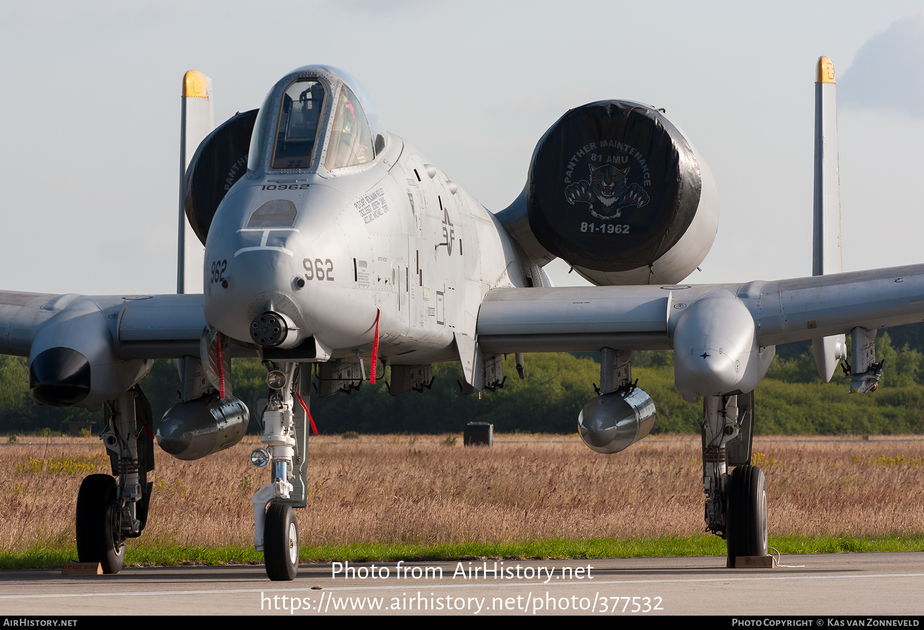 Aircraft Photo of 81-0962 / AF81-962 | Fairchild A-10A Thunderbolt II | USA - Air Force | AirHistory.net #377532