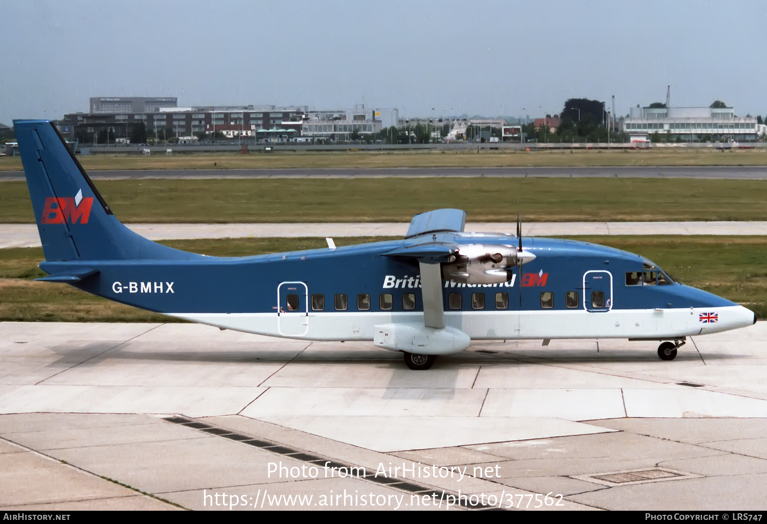 Aircraft Photo of G-BMHX | Short 360-200 | British Midland Airways - BMA | AirHistory.net #377562