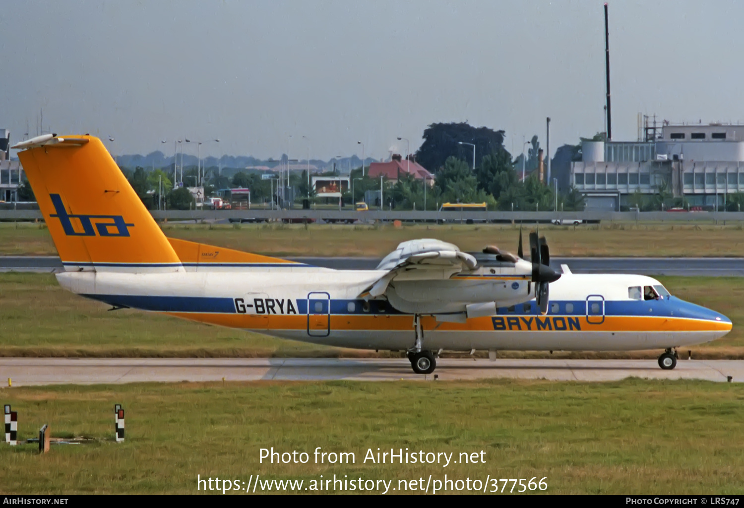 Aircraft Photo of G-BRYA | De Havilland Canada DHC-7-110 Dash 7 | Brymon Airways | AirHistory.net #377566