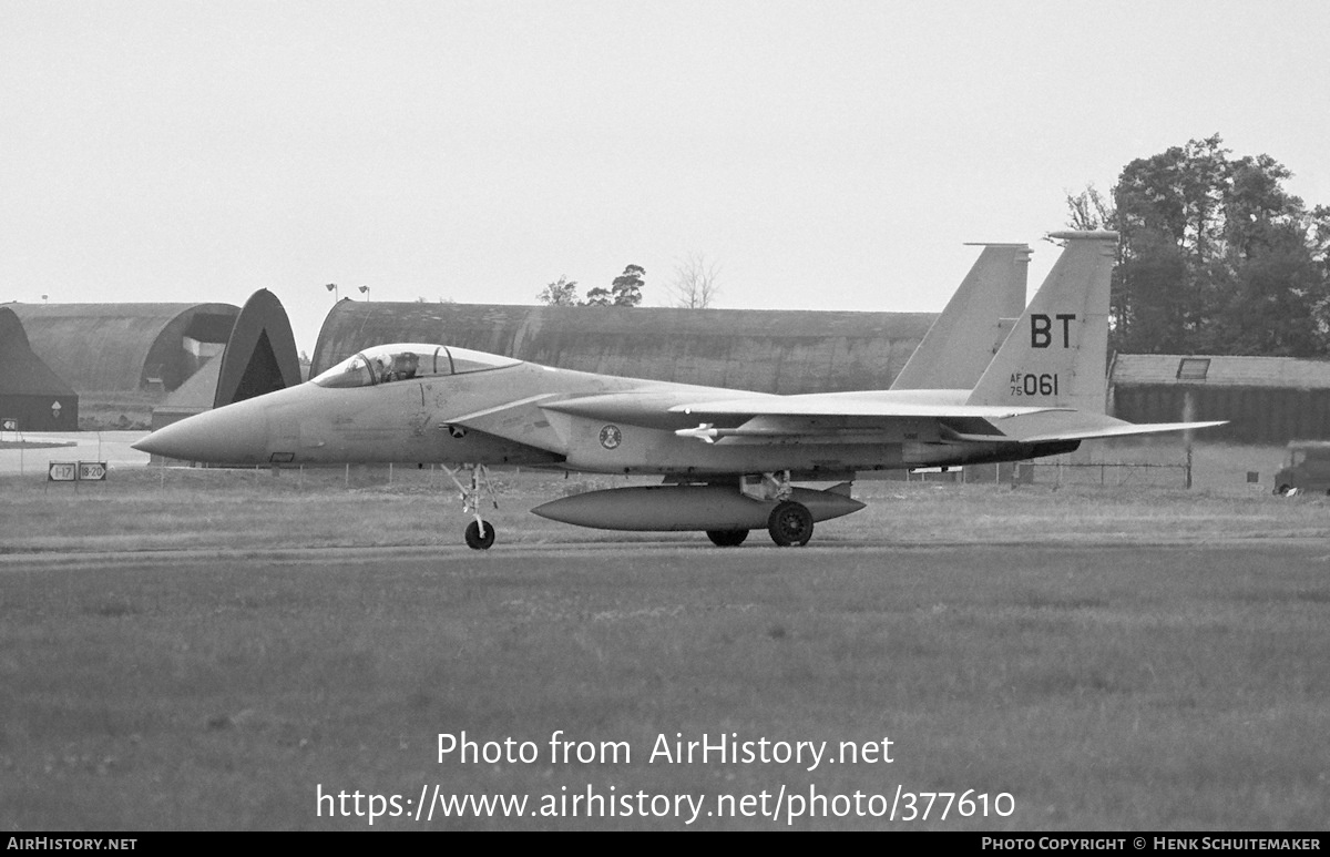 Aircraft Photo of 75-0061 / AF75-061 | McDonnell Douglas F-15A Eagle | USA - Air Force | AirHistory.net #377610