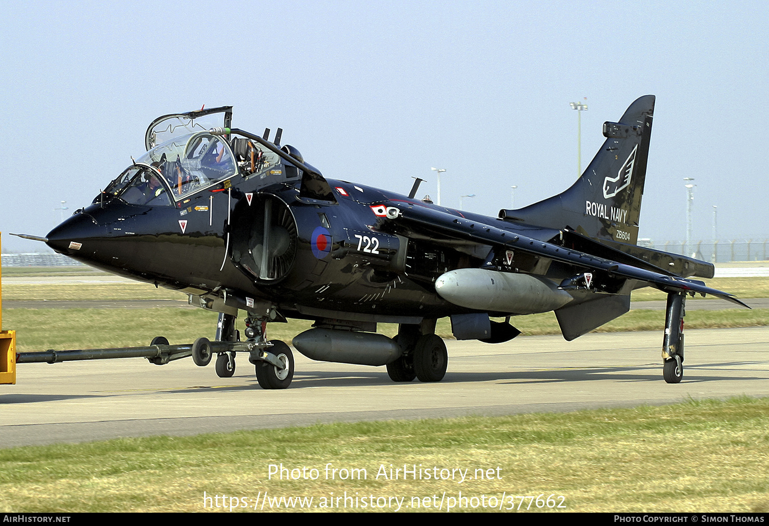 Aircraft Photo of ZB604 | Hawker Siddeley Harrier T8 | UK - Navy | AirHistory.net #377662