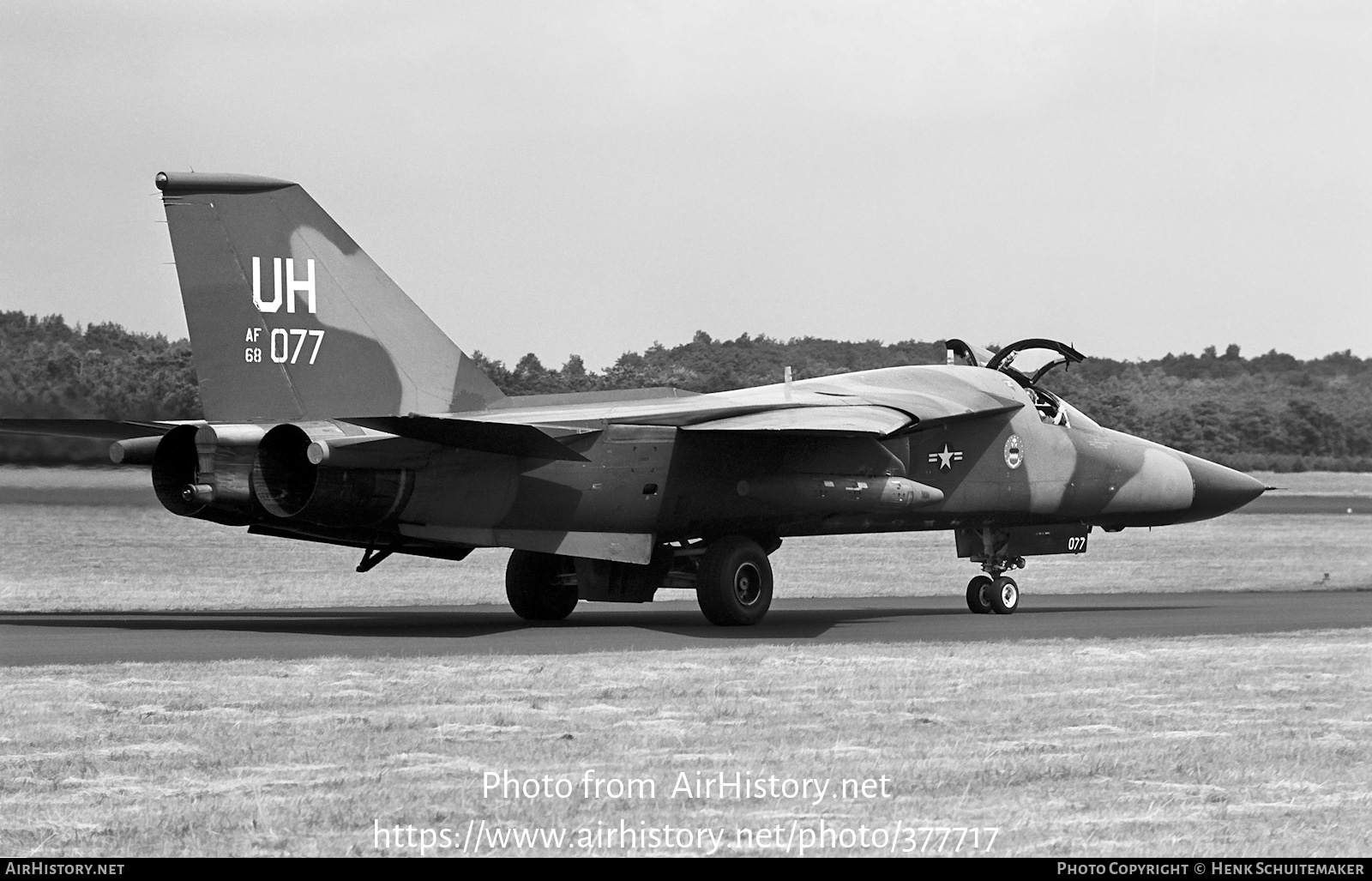 Aircraft Photo of 68-0077 / AF68-077 | General Dynamics F-111E Aardvark | USA - Air Force | AirHistory.net #377717