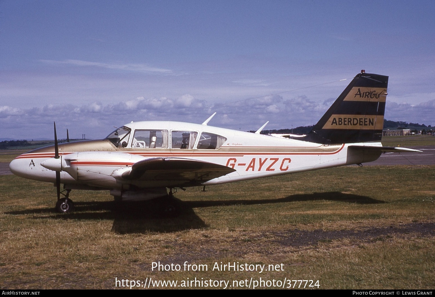 Aircraft Photo of G-AYZC | Piper PA-23-250 Aztec E | AirGo | AirHistory.net #377724