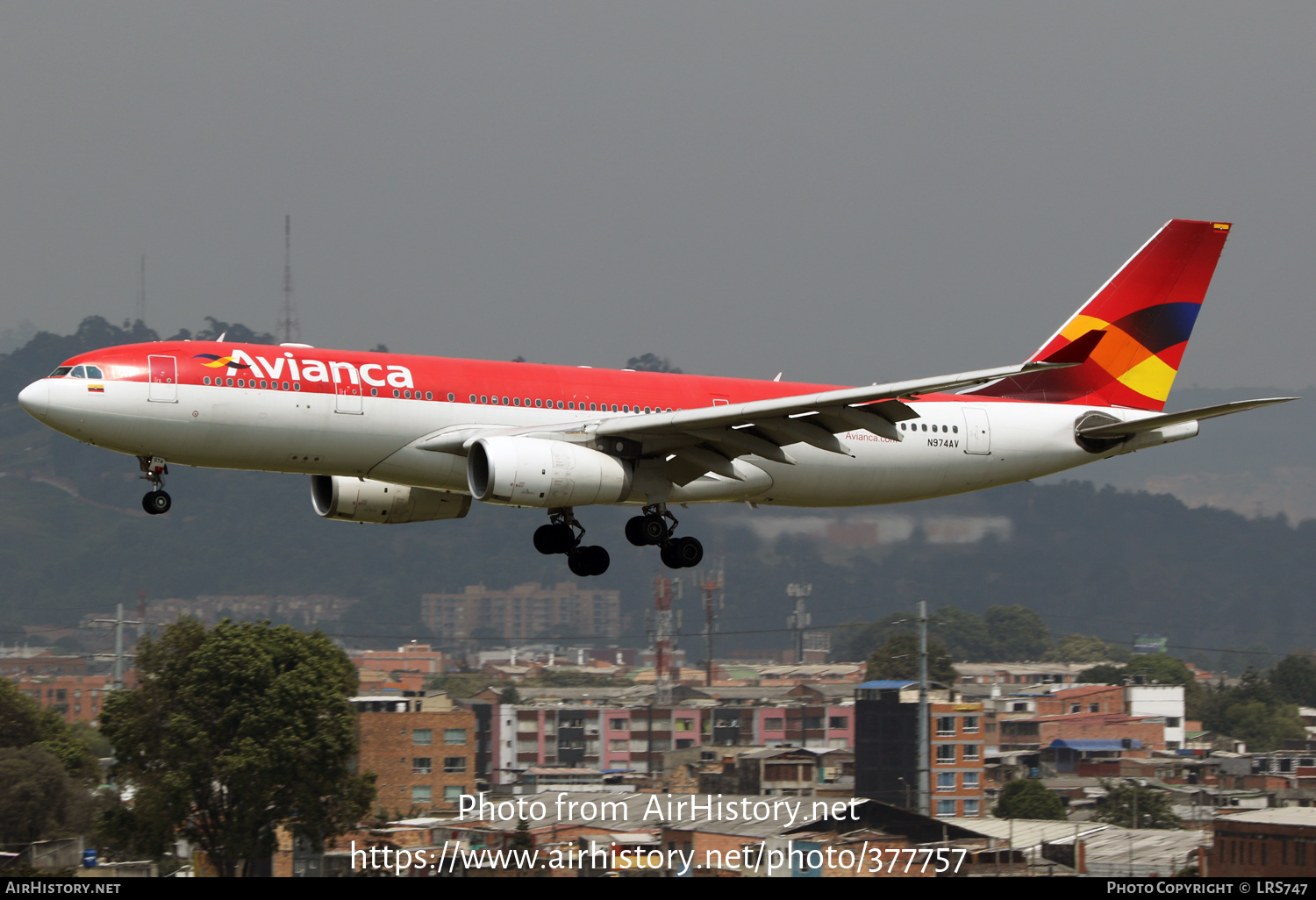 Aircraft Photo of N974AV | Airbus A330-243 | Avianca | AirHistory.net #377757