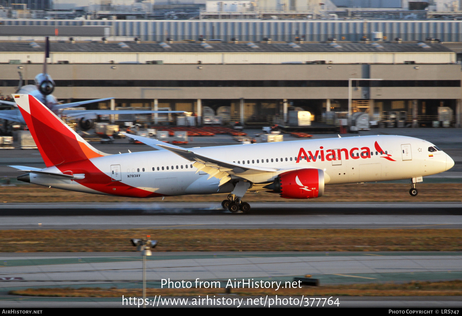 Aircraft Photo Of N783AV | Boeing 787-8 Dreamliner | Avianca ...