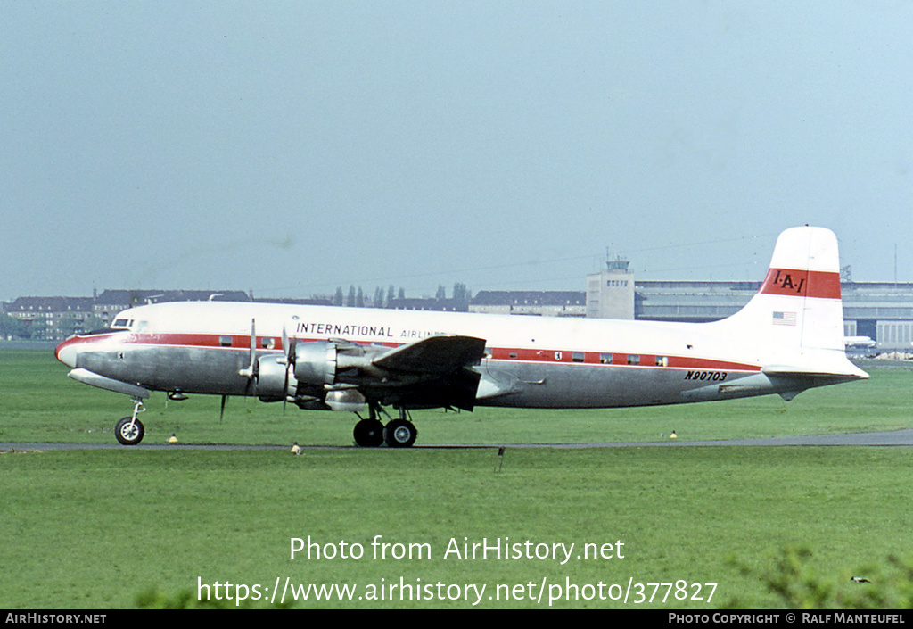 Aircraft Photo of N90703 | Douglas DC-6 | International Airlines Inc. - IAI | AirHistory.net #377827