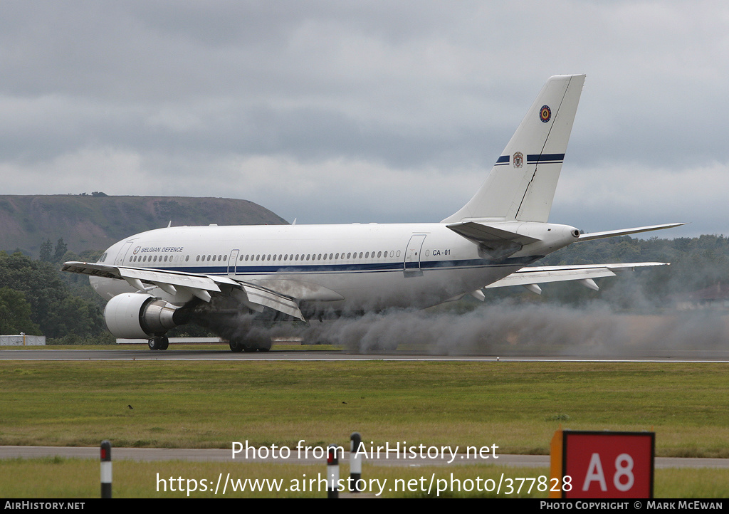 Aircraft Photo of CA-01 | Airbus A310-222 | Belgium - Air Force | AirHistory.net #377828