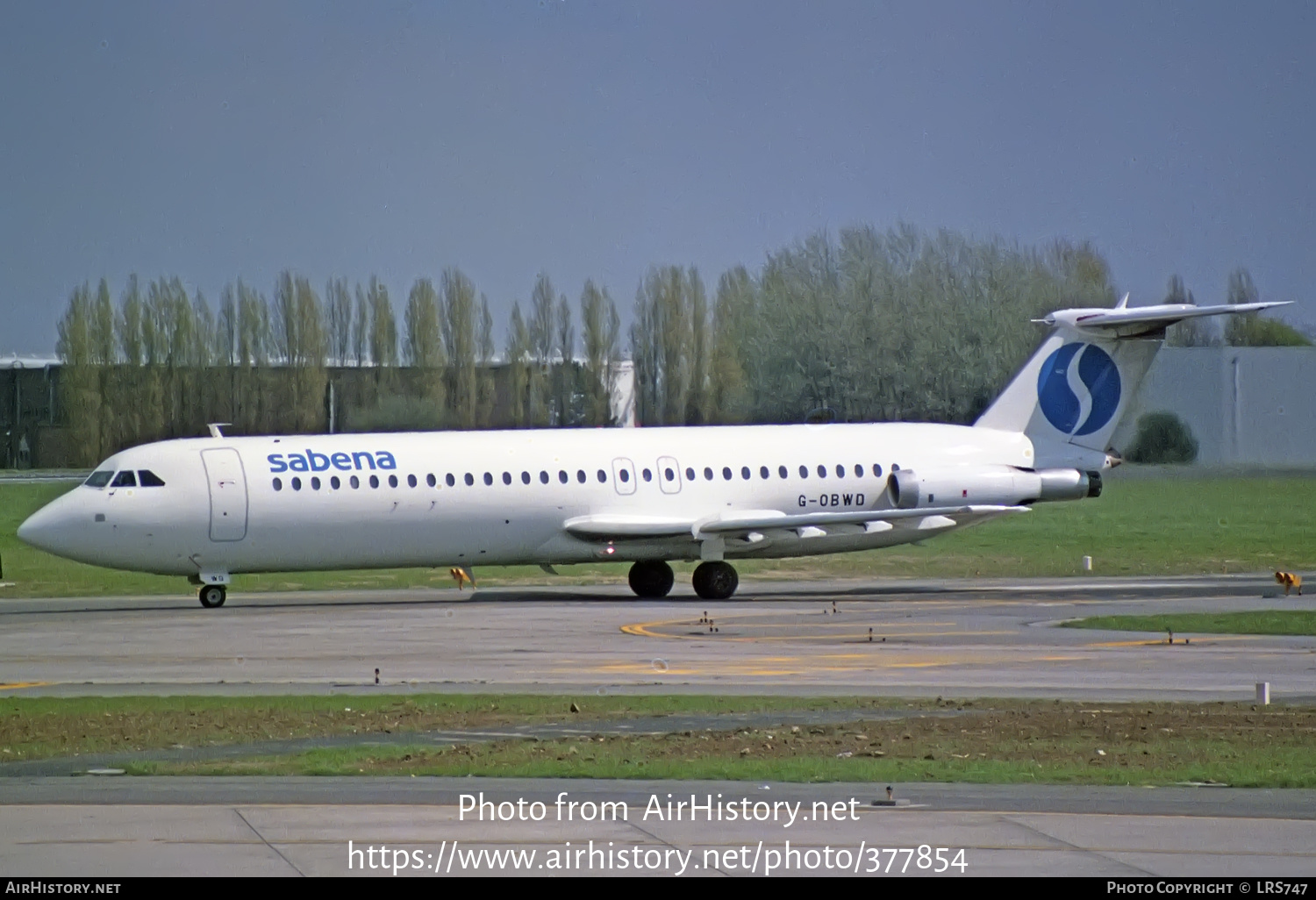 Aircraft Photo of G-OBWD | BAC 111-518FG One-Eleven | Sabena | AirHistory.net #377854