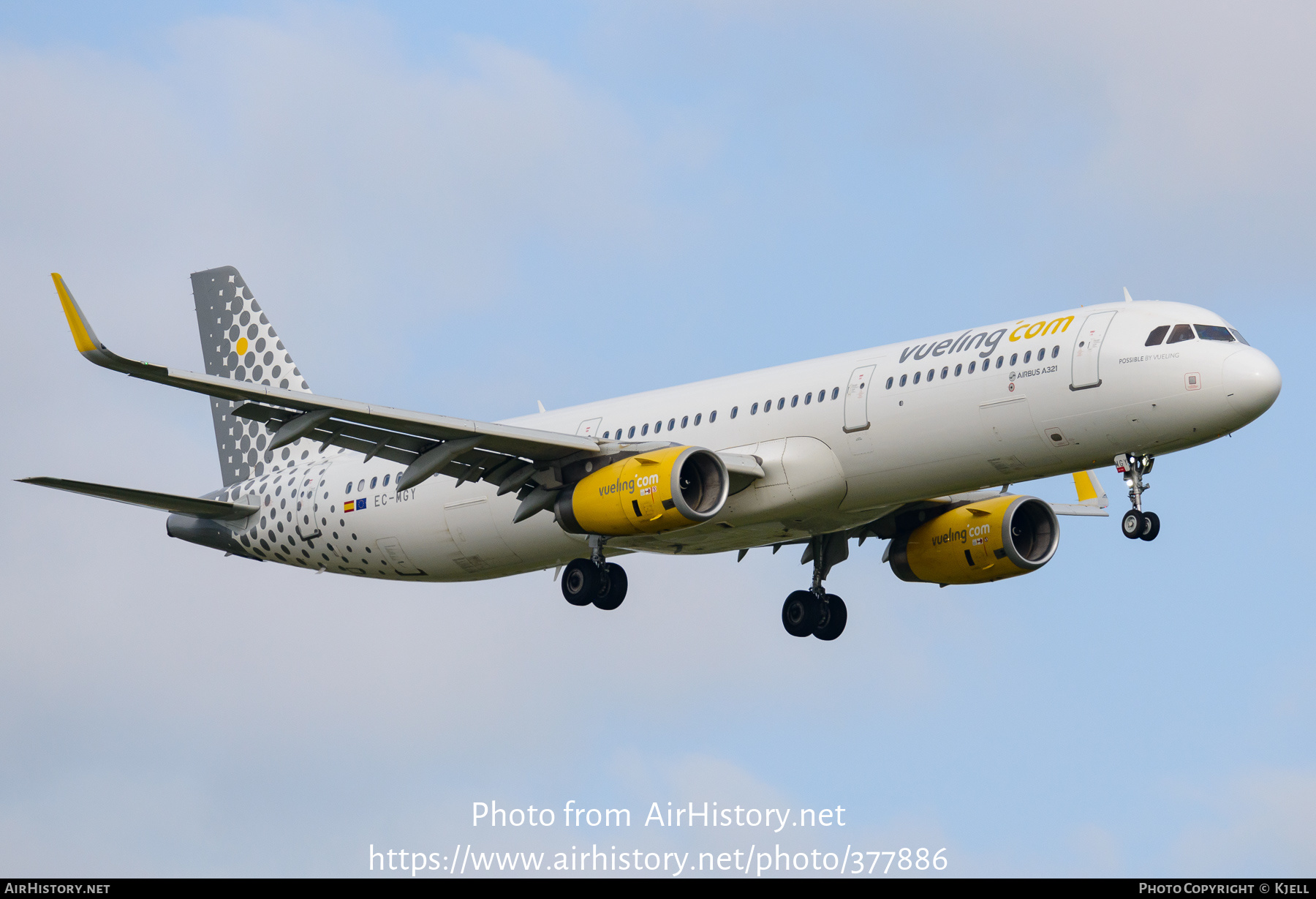 Aircraft Photo of EC-MGY | Airbus A321-231 | Vueling Airlines | AirHistory.net #377886