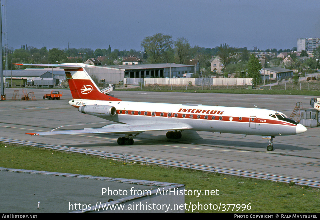 Aircraft Photo of DDR-SDC | Tupolev Tu-134AK | Interflug | AirHistory.net #377996