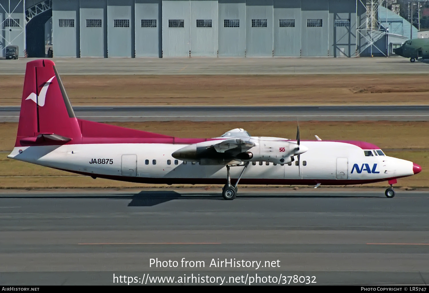 Aircraft Photo of JA8875 | Fokker 50 | NAL - Nakanihon Airlines | AirHistory.net #378032