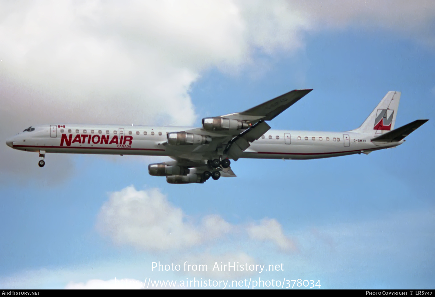 Aircraft Photo of C-GMXD | McDonnell Douglas DC-8-61 | Nationair | AirHistory.net #378034