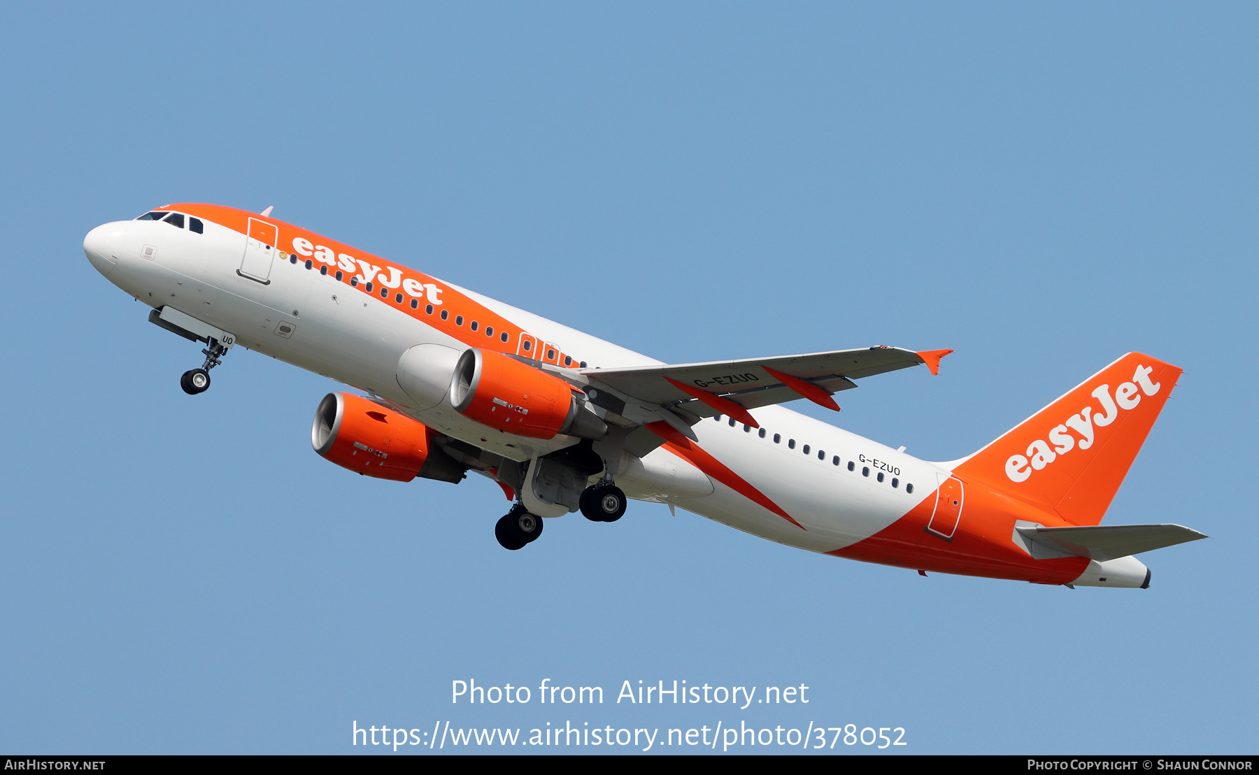 Aircraft Photo of G-EZUO | Airbus A320-214 | EasyJet | AirHistory.net #378052