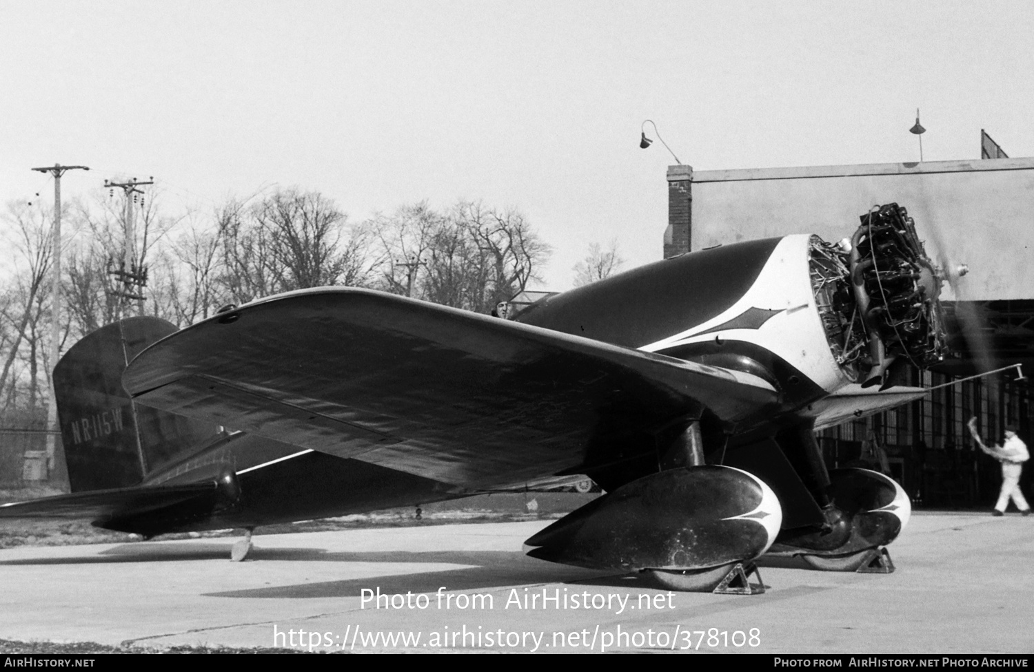 Aircraft Photo of NR115W | Lockheed 8A Sirius | AirHistory.net #378108