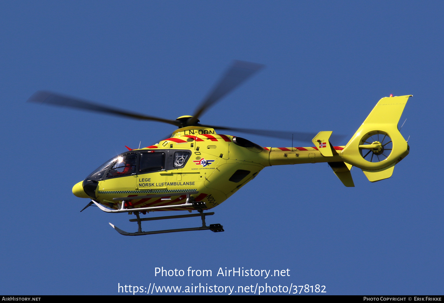 Aircraft Photo of LN-OON | Eurocopter EC-135P-2+ | Norsk Luftambulanse | AirHistory.net #378182