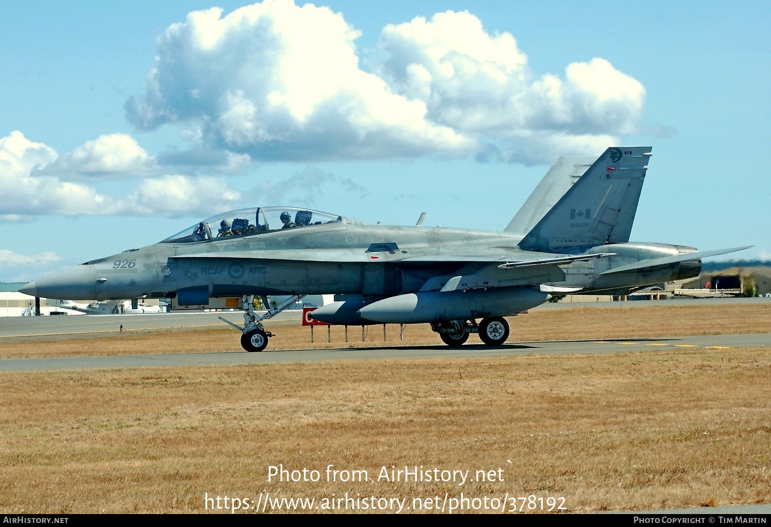 Aircraft Photo Of 188926 | McDonnell Douglas CF-188B Hornet | Canada ...