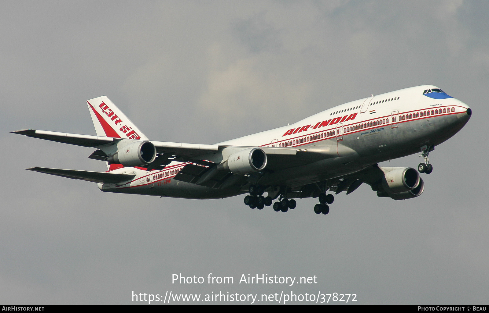 Aircraft Photo of VT-EPW | Boeing 747-337M | Air India | AirHistory.net #378272