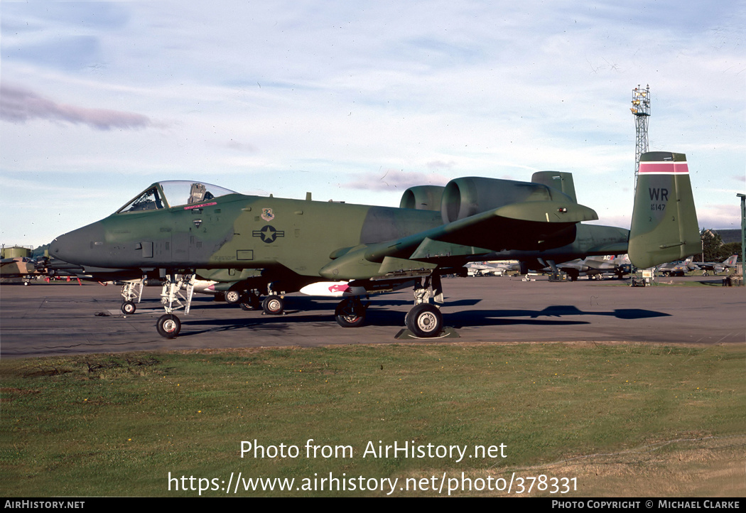 Aircraft Photo of 80-0147 | Fairchild A-10A Thunderbolt II | USA - Air Force | AirHistory.net #378331