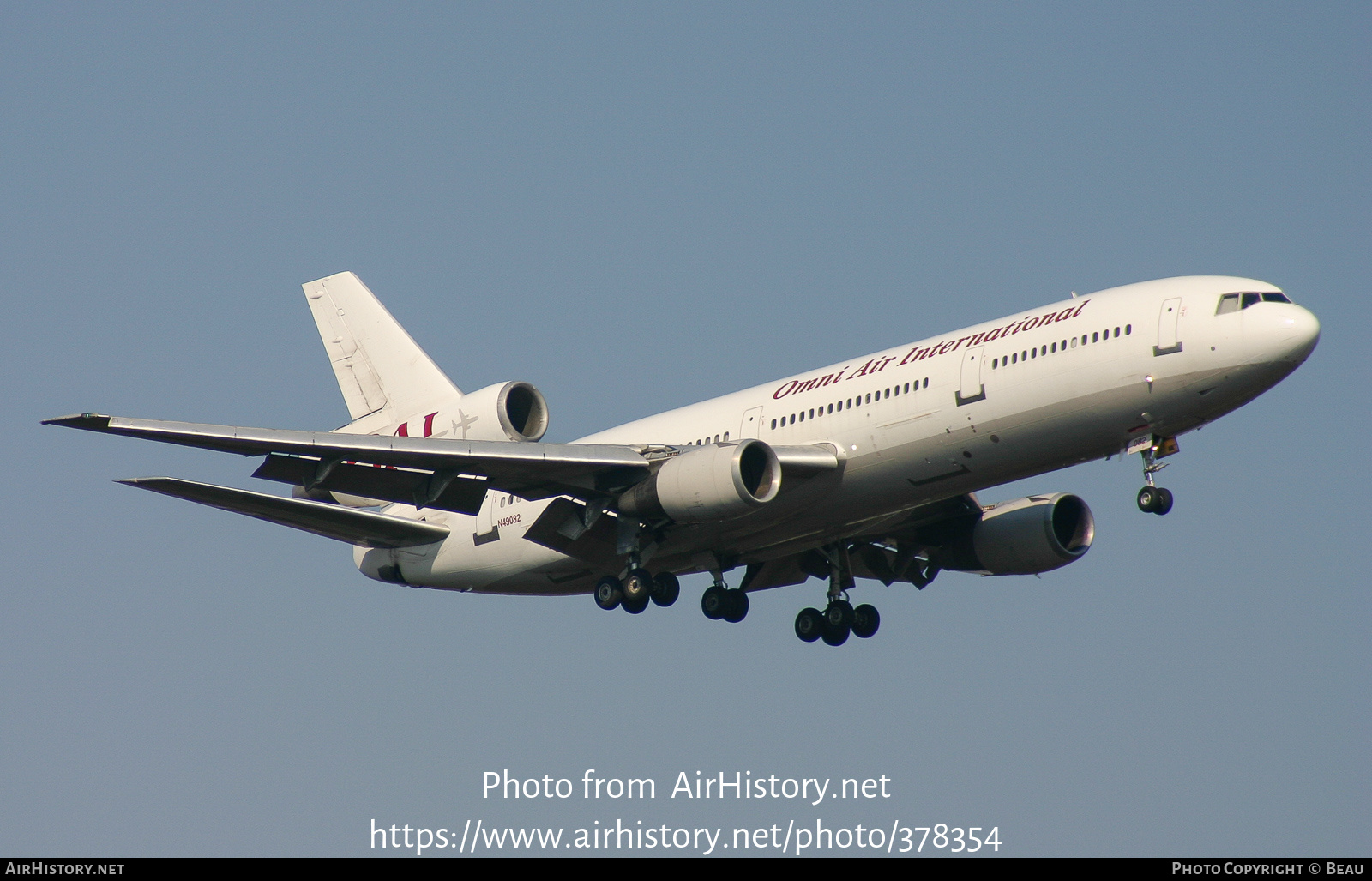 Aircraft Photo of N49082 | McDonnell Douglas DC-10-30 | Omni Air International - OAI | AirHistory.net #378354