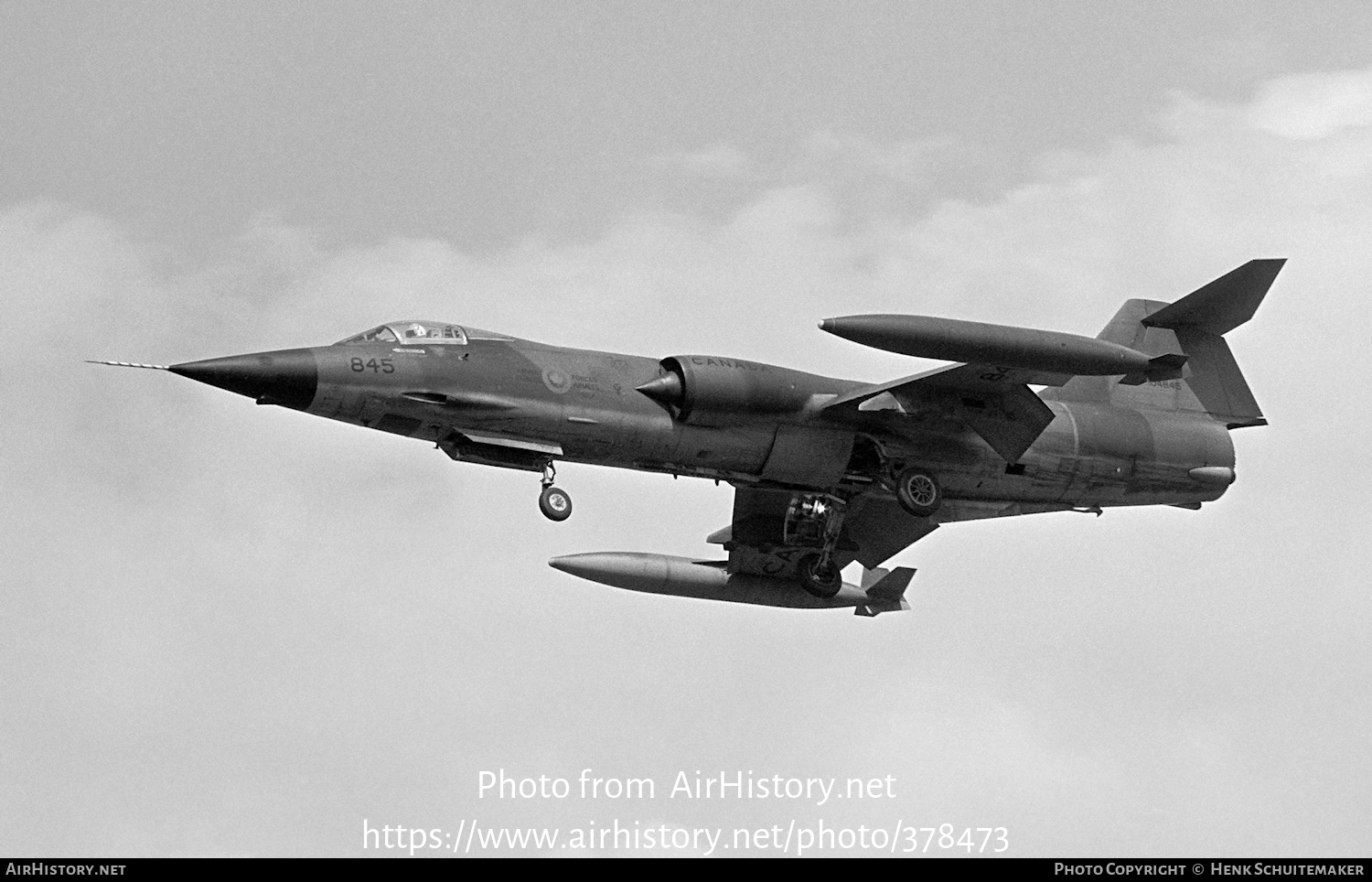 Aircraft Photo of 104845 | Lockheed CF-104 Starfighter | Canada - Air Force | AirHistory.net #378473