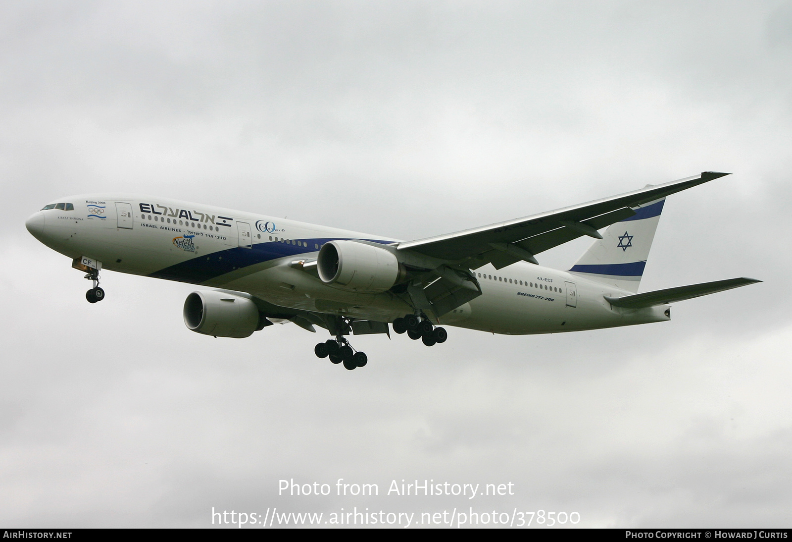 Aircraft Photo of 4X-ECF | Boeing 777-258/ER | El Al Israel Airlines | AirHistory.net #378500