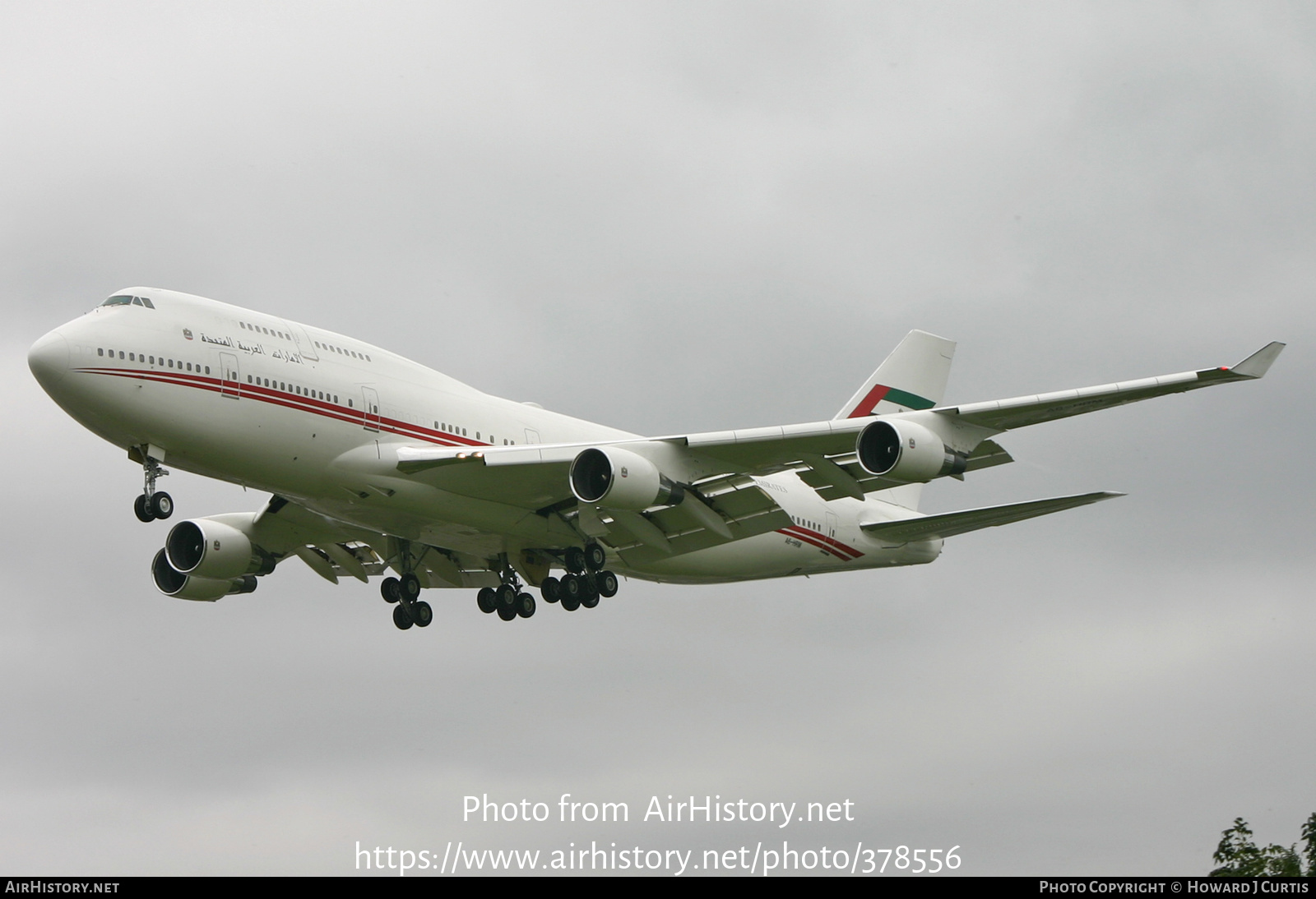 Aircraft Photo of A6-HRM | Boeing 747-422 | United Arab Emirates Government | AirHistory.net #378556