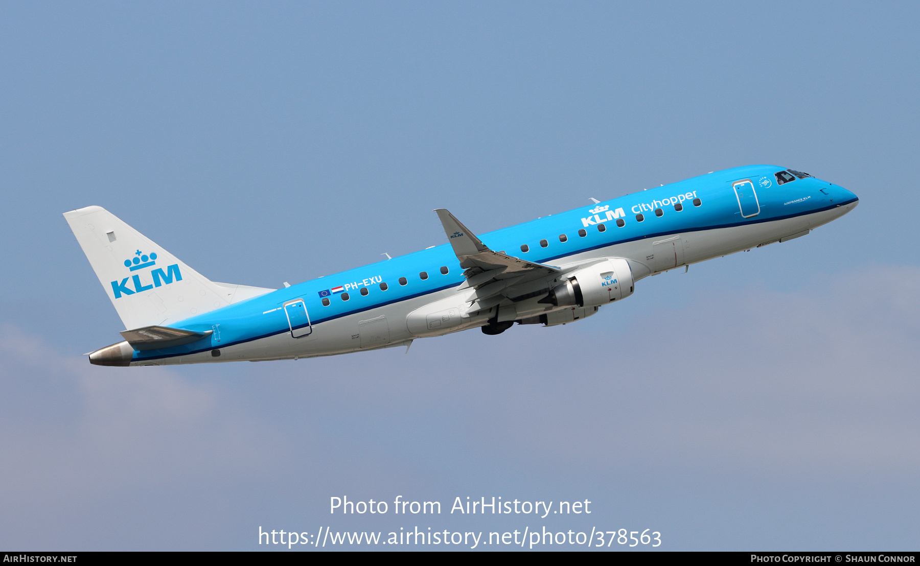 Aircraft Photo of PH-EXU | Embraer 175STD (ERJ-170-200STD) | KLM Cityhopper | AirHistory.net #378563