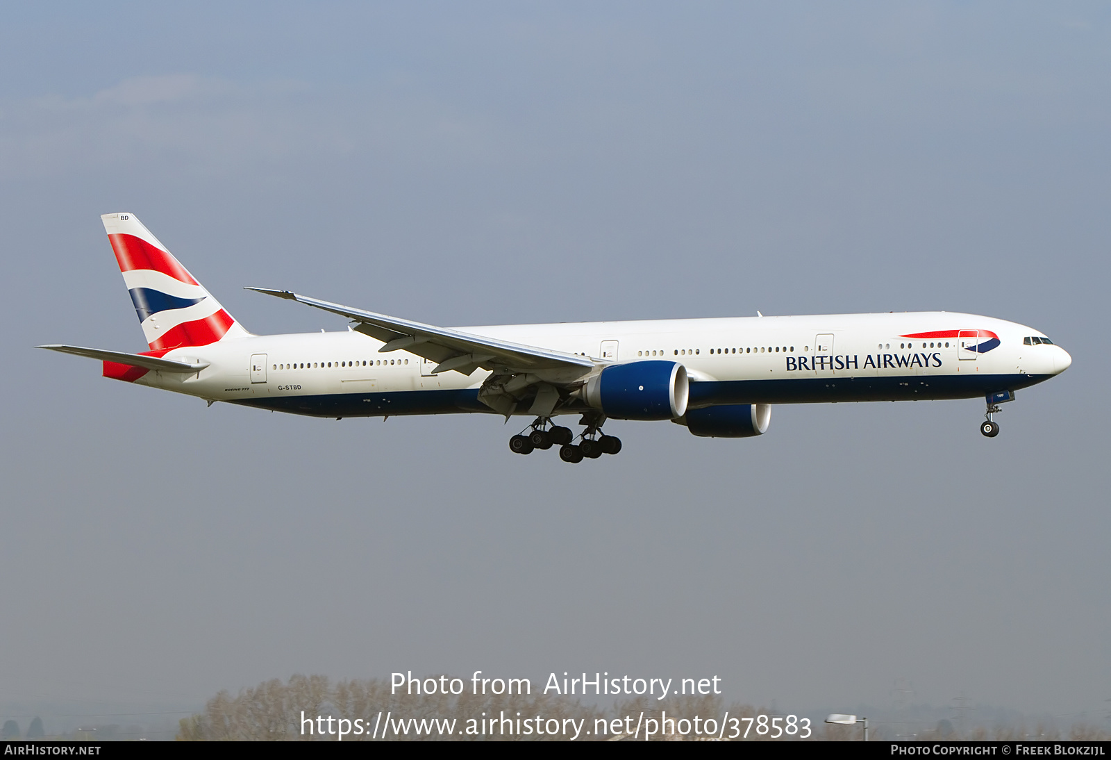 Aircraft Photo of G-STBD | Boeing 777-36N/ER | British Airways | AirHistory.net #378583