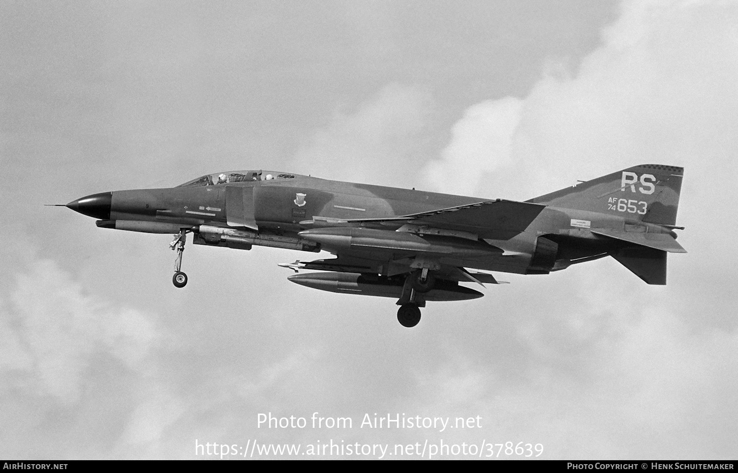 Aircraft Photo of 74-0653 / AF74-653 | McDonnell Douglas F-4E Phantom II | USA - Air Force | AirHistory.net #378639