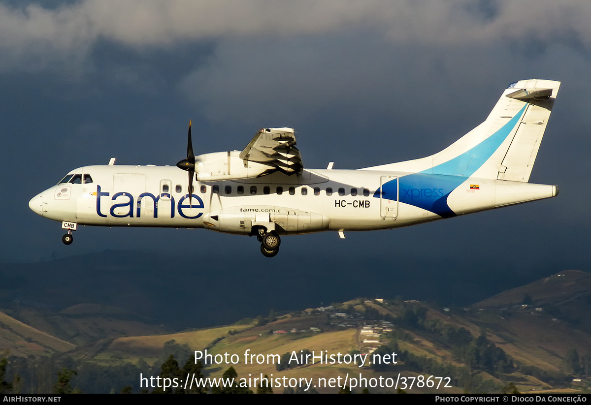 Aircraft Photo of HC-CMB | ATR ATR-42-500 | TAME Línea Aérea del Ecuador | AirHistory.net #378672