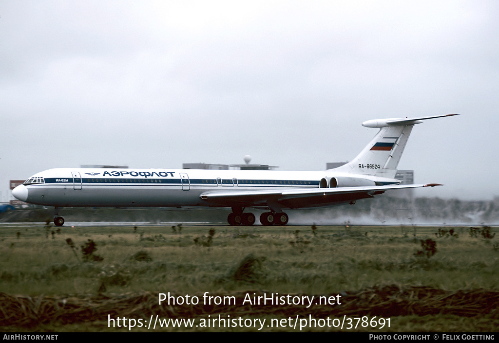 Aircraft Photo of RA-86524 | Ilyushin Il-62M | Aeroflot | AirHistory.net #378691