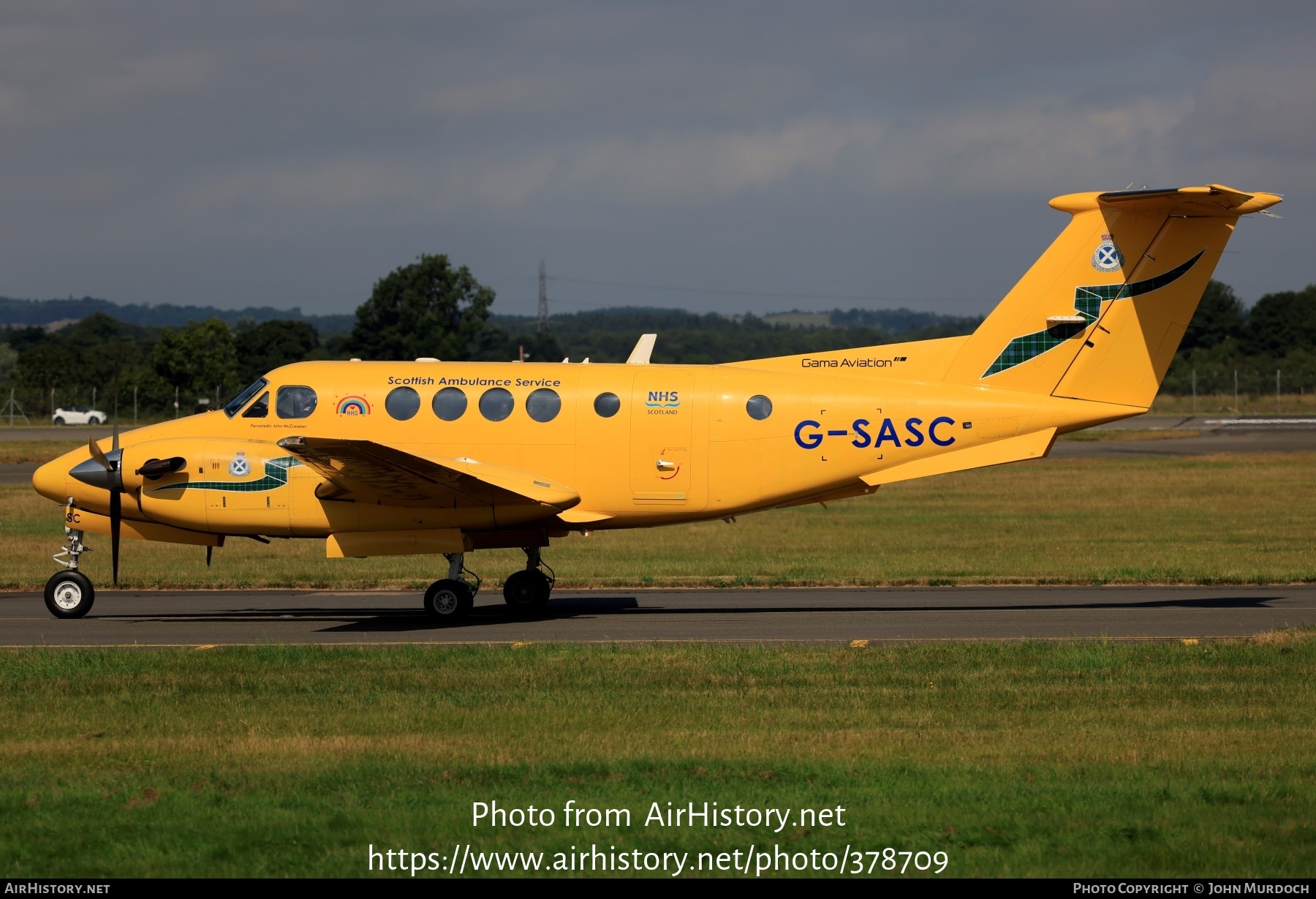 Aircraft Photo of G-SASC | Raytheon B200C King Air | Scottish Ambulance Service | AirHistory.net #378709