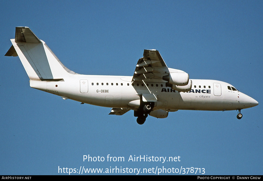 Aircraft Photo of G-DEBE | British Aerospace BAe-146-200A | Air France | AirHistory.net #378713