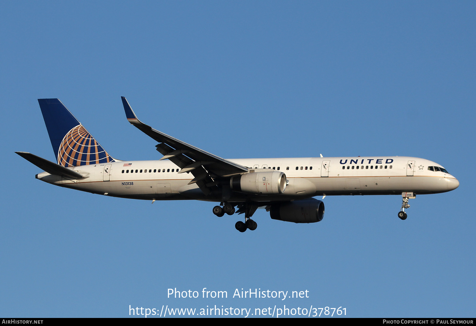 Aircraft Photo of N13138 | Boeing 757-224 | United Airlines | AirHistory.net #378761