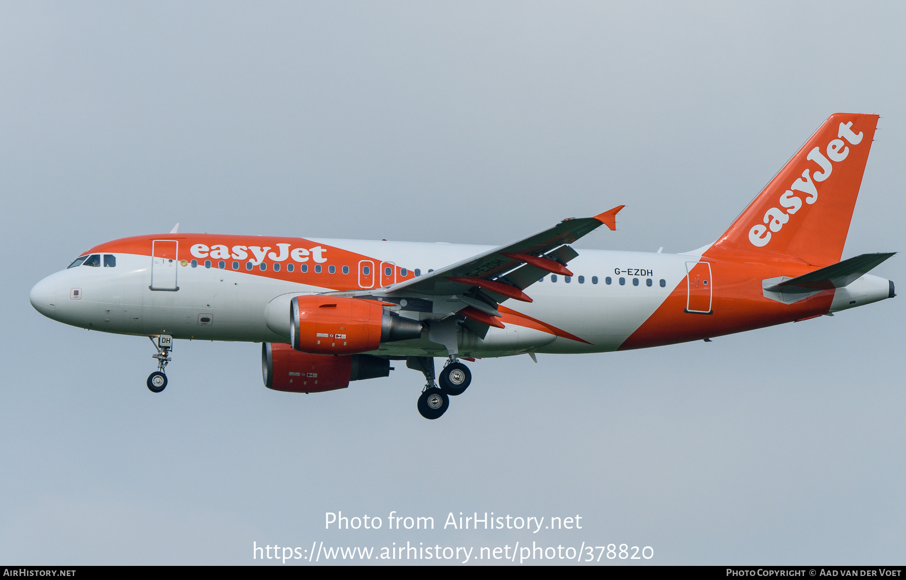 Aircraft Photo of G-EZDH | Airbus A319-111 | EasyJet | AirHistory.net #378820