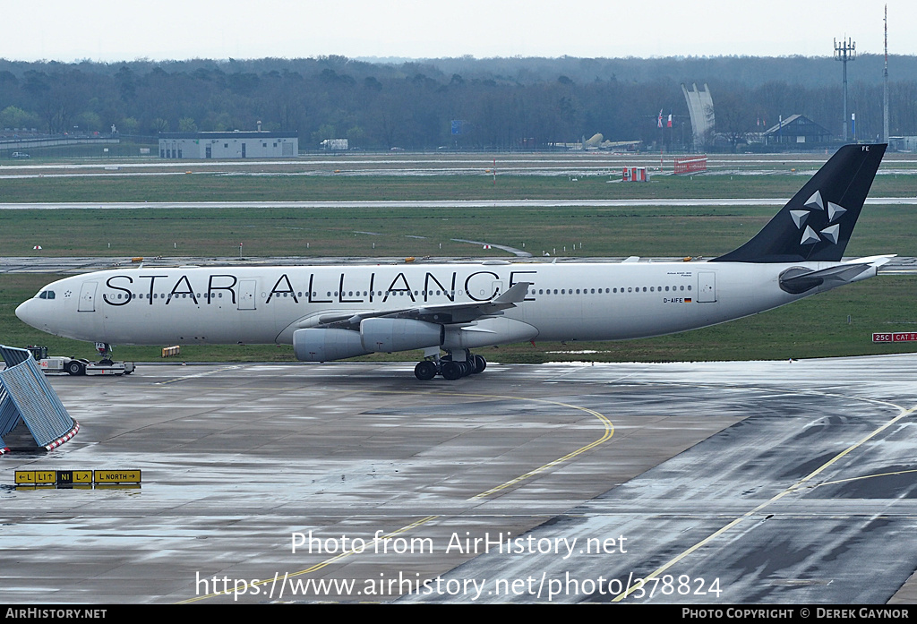 Aircraft Photo of D-AIFE | Airbus A340-313 | Lufthansa | AirHistory.net #378824