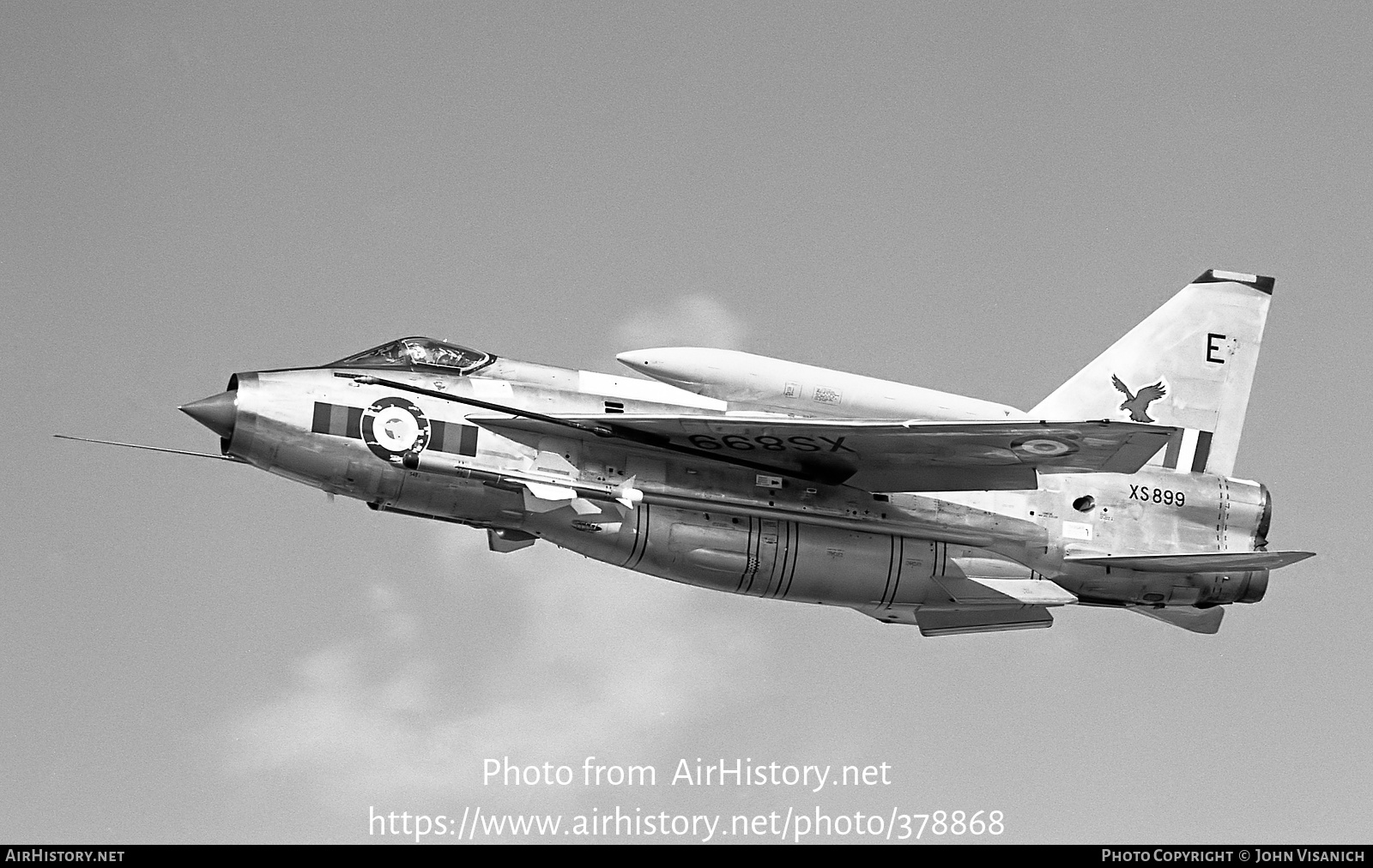 Aircraft Photo of XS899 | English Electric Lightning F6 | UK - Air Force | AirHistory.net #378868