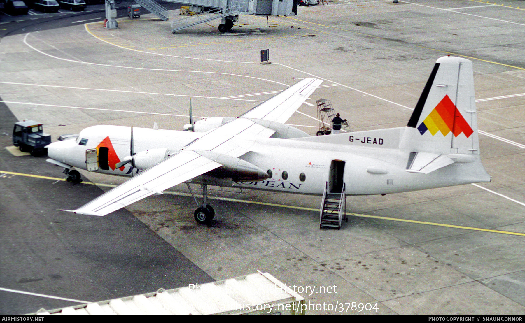 Aircraft Photo of G-JEAD | Fokker F27-500 Friendship | Jersey European Airways | AirHistory.net #378904