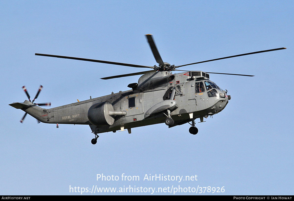 Aircraft Photo of ZE422 | Westland WS-61 Sea King ASaC7 | UK - Navy | AirHistory.net #378926