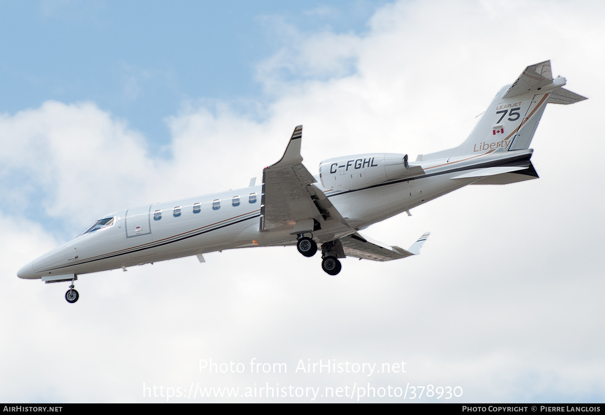 Aircraft Photo of F-HGLG, Learjet 75, IXair