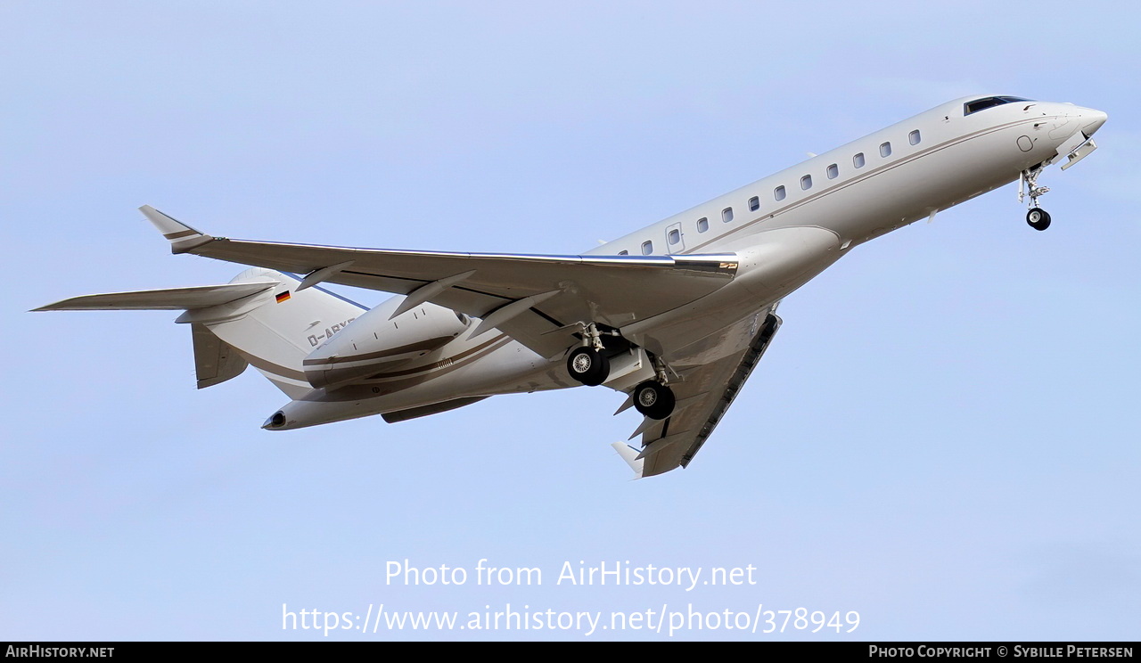 Aircraft Photo of D-ARYR | Bombardier Global Express XRS (BD-700-1A10) | AirHistory.net #378949