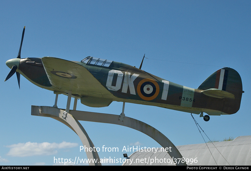 Aircraft Photo of P3854 | Hawker Hurricane (model) | UK - Air Force | AirHistory.net #378996