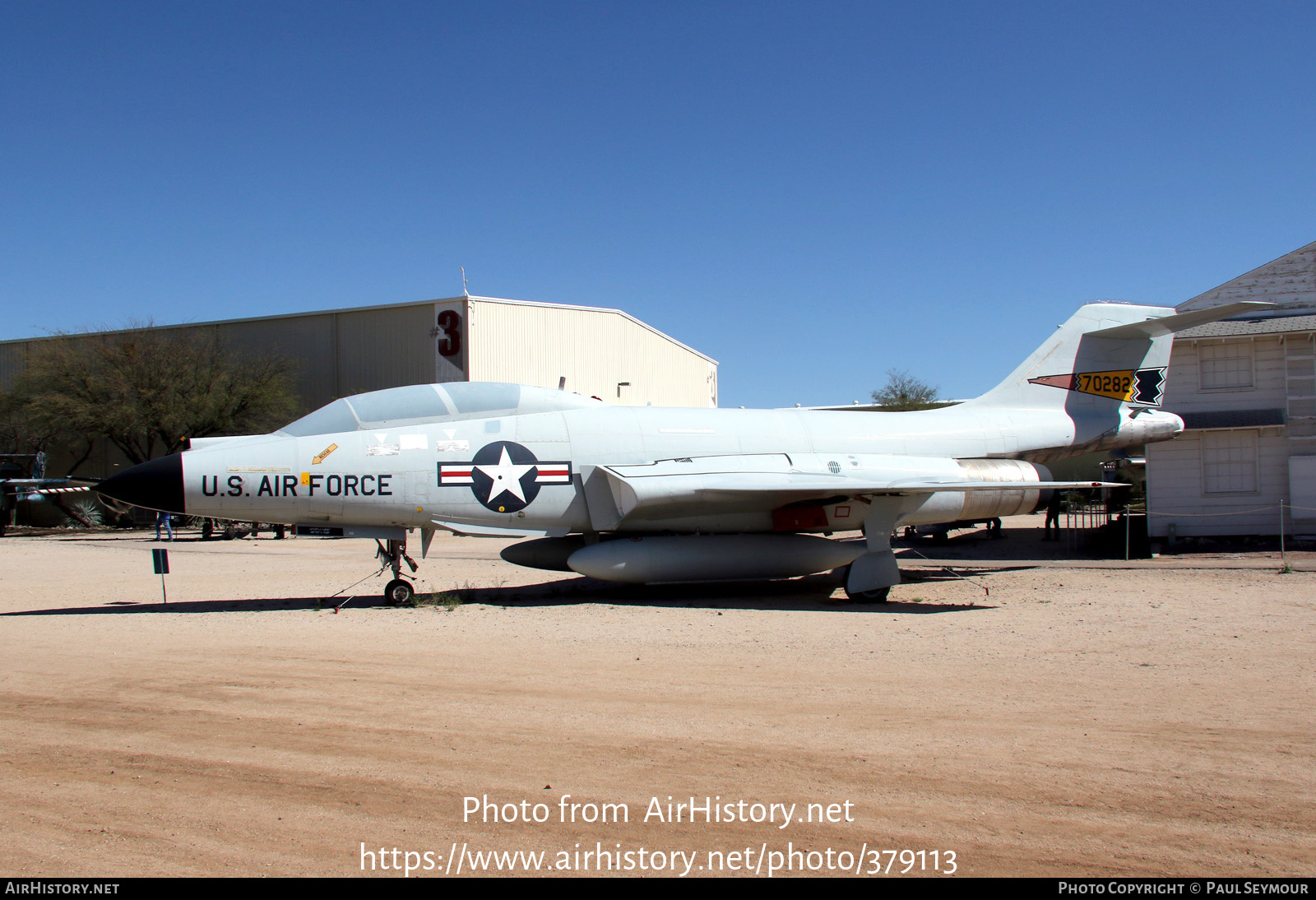 Aircraft Photo of 57-282 / 70282 | McDonnell F-101B Voodoo | USA - Air Force | AirHistory.net #379113