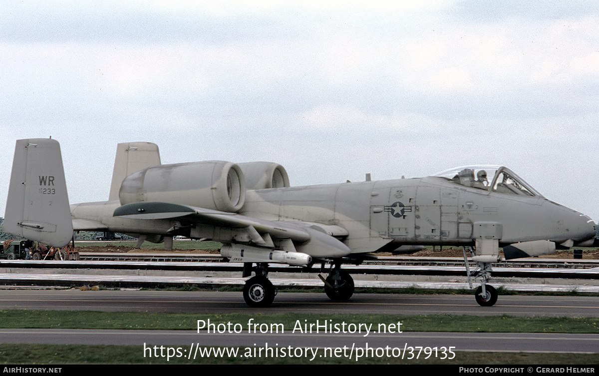 Aircraft Photo of 77-0233 / AF77-233 | Fairchild A-10A Thunderbolt II | USA - Air Force | AirHistory.net #379135