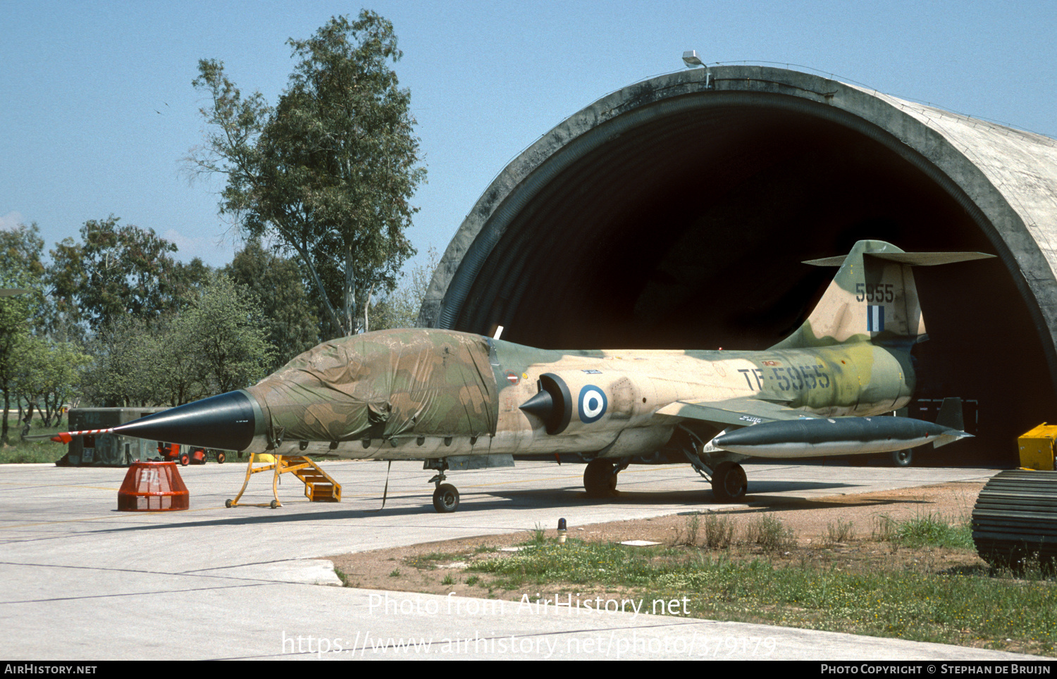 Aircraft Photo of 5955 | Lockheed TF-104G Starfighter | Greece - Air Force | AirHistory.net #379179