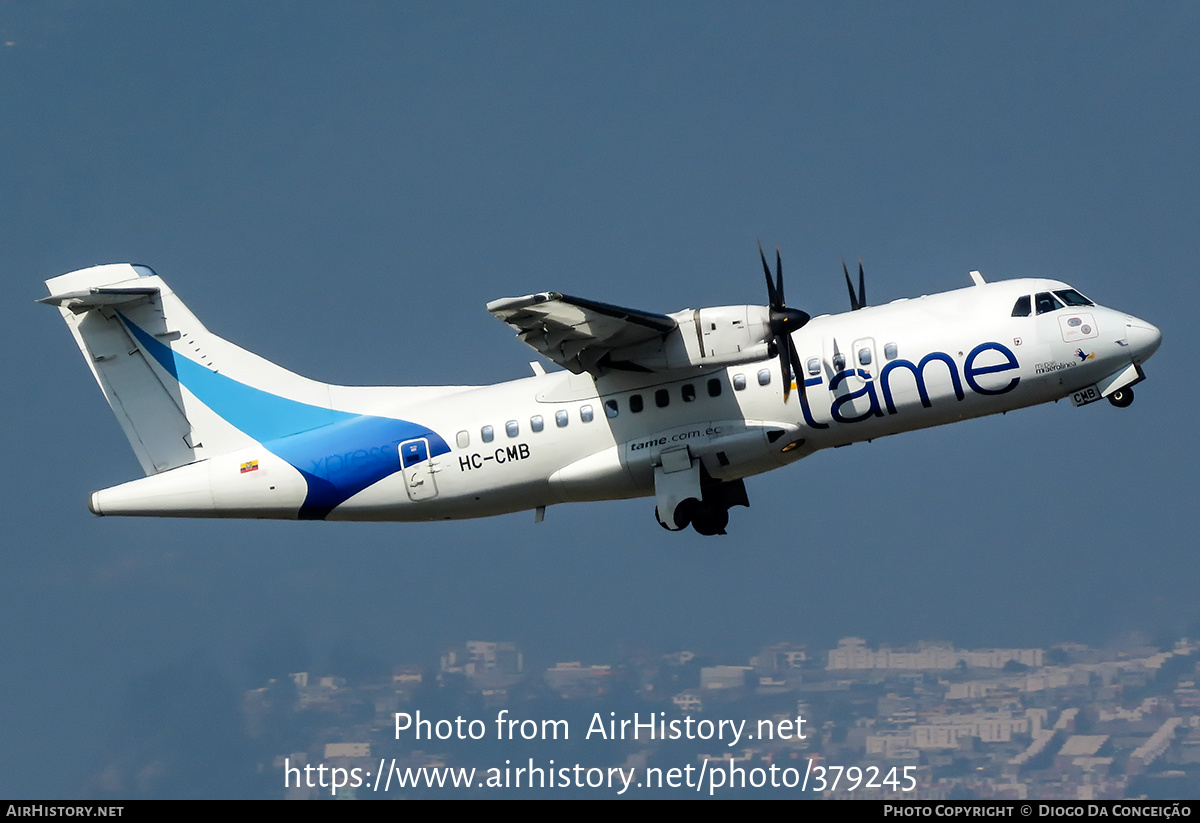 Aircraft Photo of HC-CMB | ATR ATR-42-500 | TAME Línea Aérea del Ecuador | AirHistory.net #379245