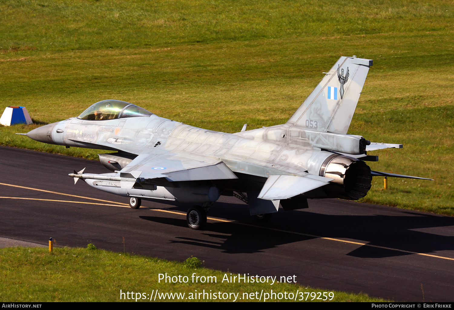 Aircraft Photo of 053 | Lockheed Martin F-16CJ Fighting Falcon | Greece - Air Force | AirHistory.net #379259