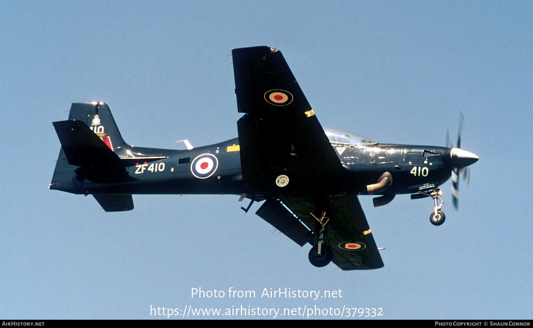 Aircraft Photo of ZF410 | Short S-312 Tucano T1 | UK - Air Force | AirHistory.net #379332