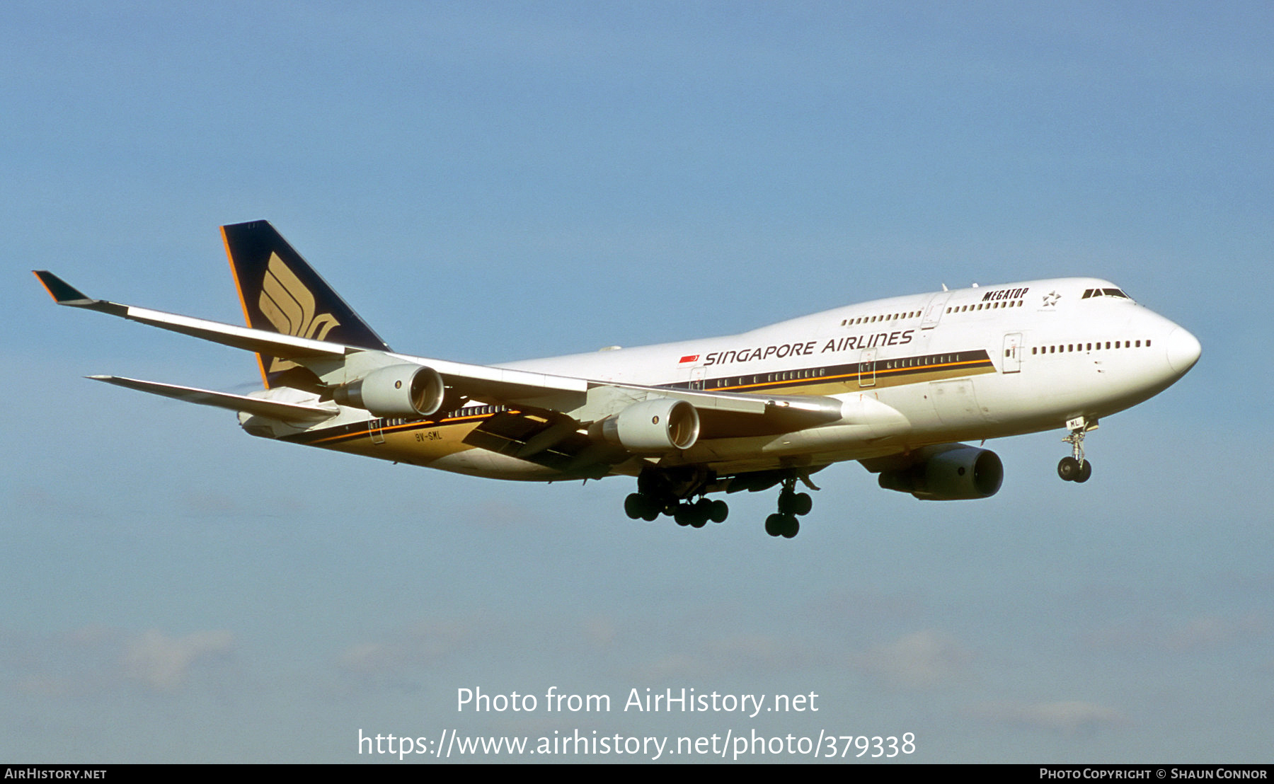 Aircraft Photo of 9V-SML | Boeing 747-412 | Singapore Airlines | AirHistory.net #379338