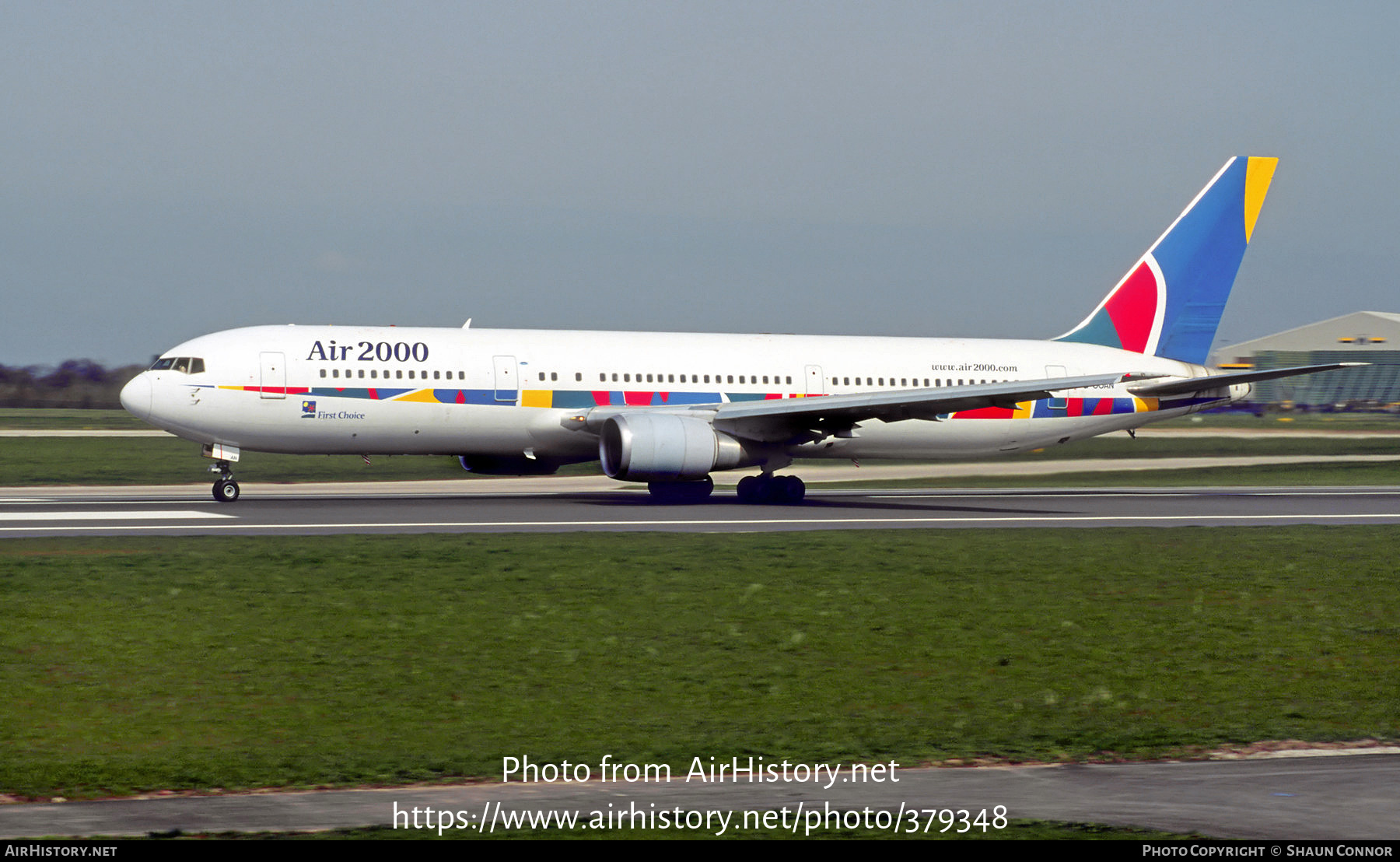 Aircraft Photo of G-OOAN | Boeing 767-39H/ER | Air 2000 | AirHistory.net #379348